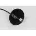 Патрон для ламп со шнуром 1м, 230V E27, черный, LH127 22352