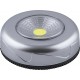 Светодиодный светильник-кнопка FN1204 (1шт в блистере), 2W, серебро