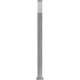 Светильник садово-парковый DH022-1100, Техно столб, 18W E27 230V, серебро 11808