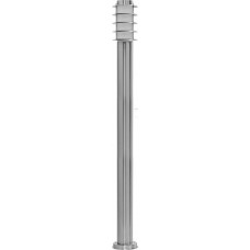 Светильник садово-парковый DH027-1100, Техно столб, 18W E27 230V, серебро 11814