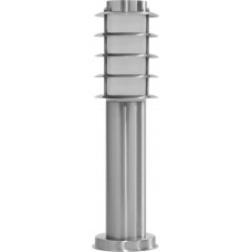 Светильник садово-парковый DH027-450, Техно столб, 18W E27 230V, серебро 11815
