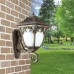 Светильник садово-парковый PL4071 четырехгранный на стену вверх 60W E27 230V, черное золото 11483