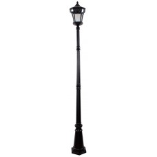 Светильник садово-парковый PL4037 столб восьмигранный 60W 230V E27, черный 11418
