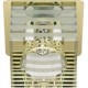 Светильник потолочный, JCD9 35W G9 с прозрачным-матовым стеклом, золото, DL-172 18876