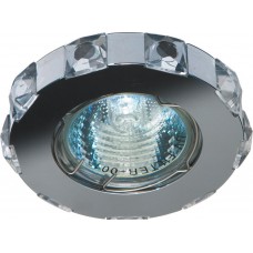 Светильник потолочный, MR16 G5.3 с прозрачным стеклом, хром, DL235 18765