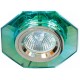 Светильник потолочный, MR16 G5.3 зеленый, серебро, 8120-2 19728