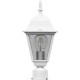 Светильник садово-парковый 4103 четырехгранный на столб 60W E27 230V, белый 11017