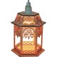 Деревянная световая фигура, 1 лампа накаливая, цвет свечения: теплый белый, 13,5*11,5*19, шнур 1,5 м, IP20, LT093