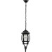 Светильник садово-парковый 8105 восьмигранный на цепочке 100W E27 230V, черный 11104
