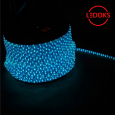 Дюралайт светодиодный LED-F3W 3-х жильный, синий-белый 2,88Вт/м 72LED/м 50м 220V