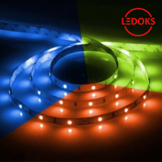Cветодиодная LED лента LS606, 30SMD(5050)/м 7.2Вт/м 5м IP20 12V RGB